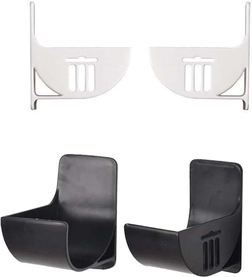 Inovra Kleine Opbergoplossingen voor Keuken en Badkamer Set van 8 Wandhouders