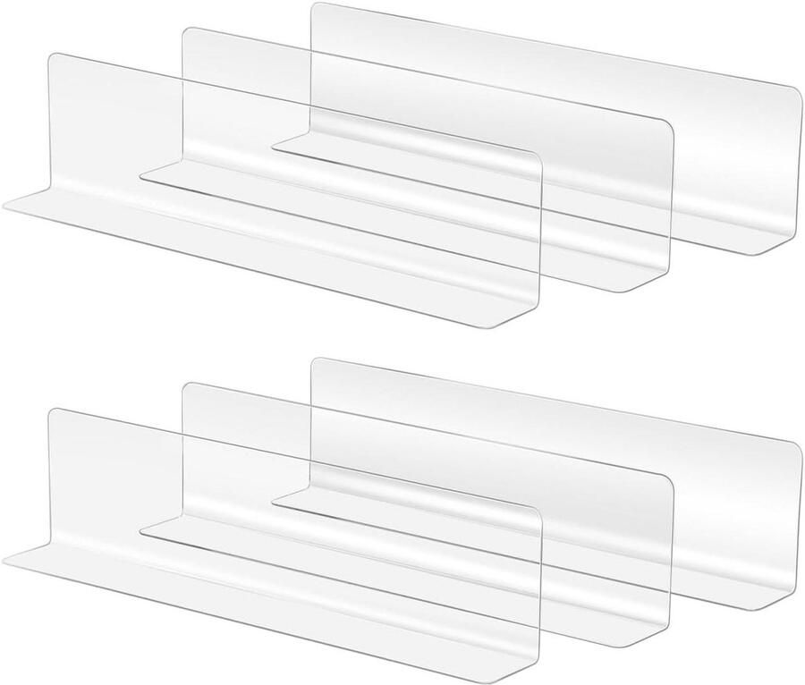 Inovra Magnetische scheidingsplaten voor supermarktplanken verstelbare ladeverdelers omnishelves 20 pack