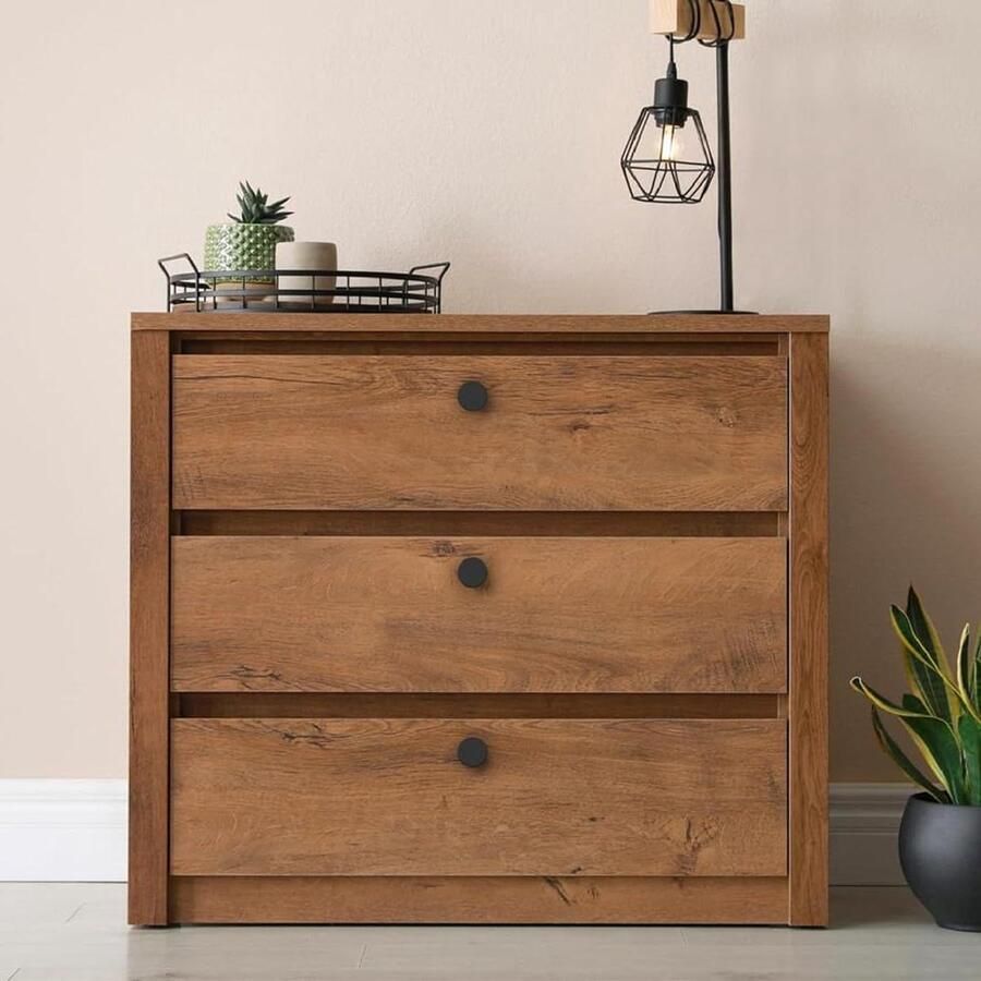 6-Delige Zwarte Meubelknoppen Set Ronde Deurknoppen Kastknoppen Kastgrepen Ladeknoppen Met Schroeven 30*30mm