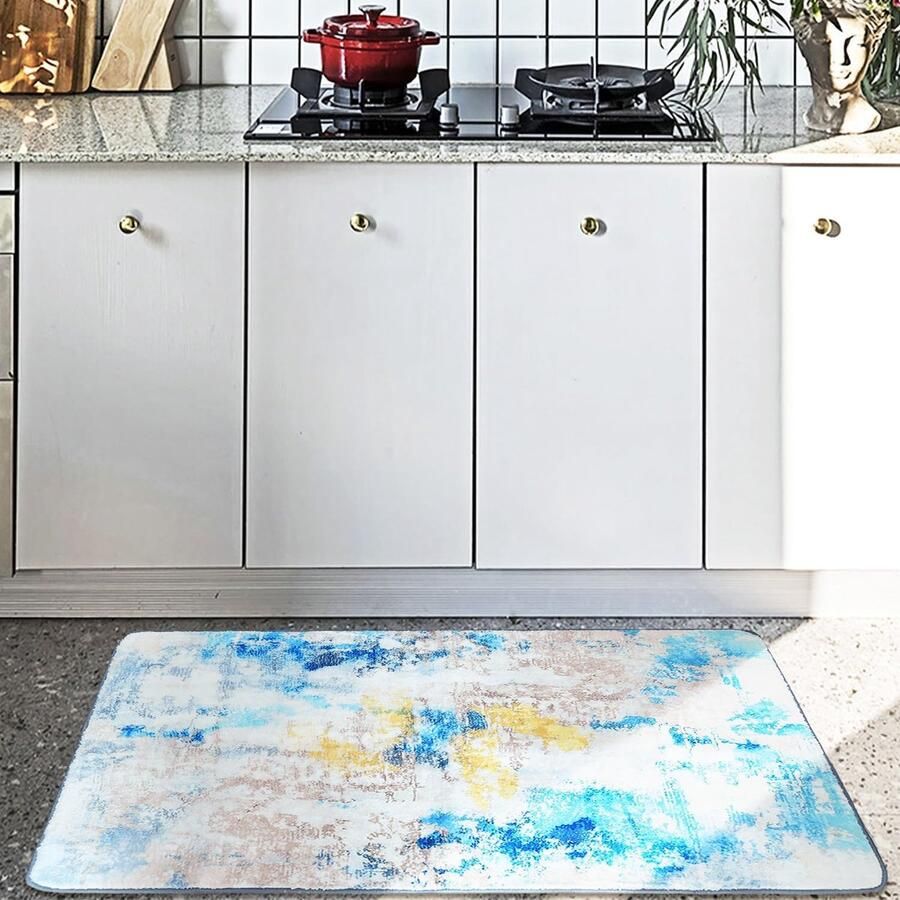 Inovra Modern en Wasbare Vloerkleed met Stijlvolle Patronen en Antislip Ontwerp voor Woon- en Slaapkamer