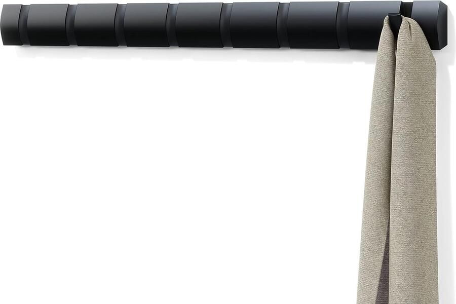 Inovra Moderne en Ruimtebesparende Kapstok met 8 Verstelbare Haken voor Jassen en Accessoires