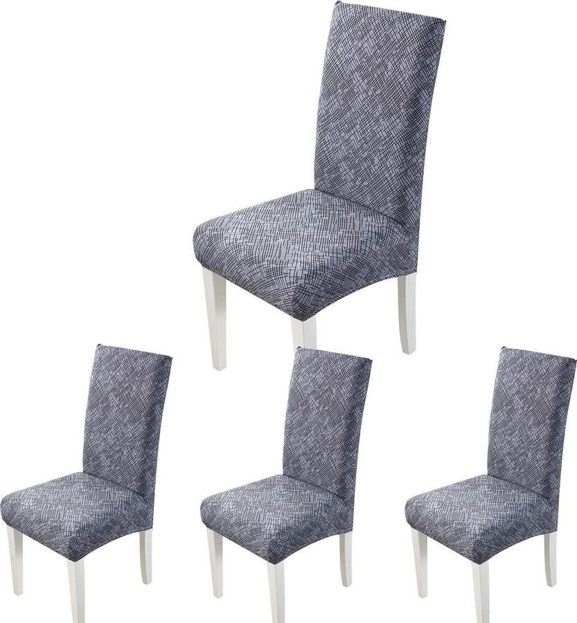 Inovra Moderne Stretch Stoelhoezen Set voor Eetkamer en Evenementen 4 of 6 Stuks