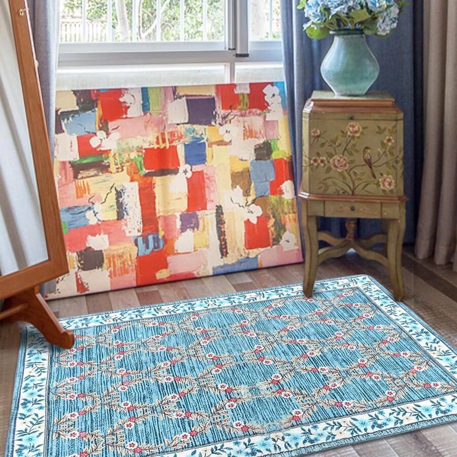 Inovra Moderne Wasbare Vloerkleed voor Woonkamer en Slaapkamer 60 x 100 cm Stijlvol en Antislip