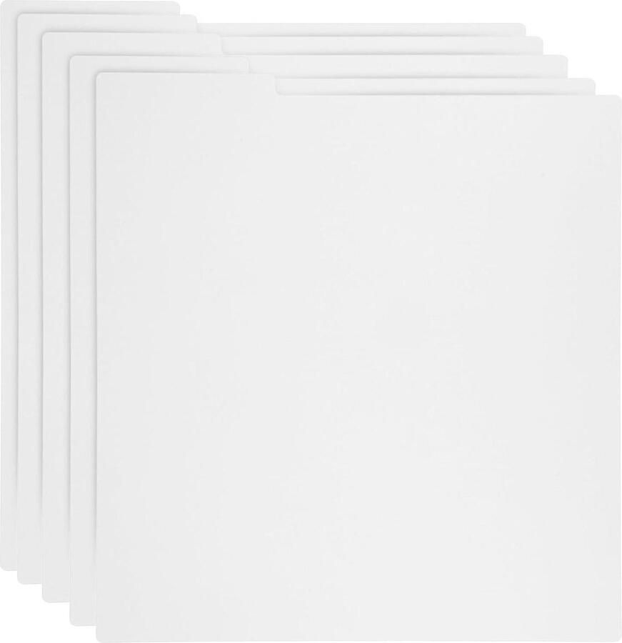 Inovra Muziekclassificatiekaarten voor vinyl opslag Set van 5 stuks Praktische scheidingswanden voor albums thuis en op kantoor