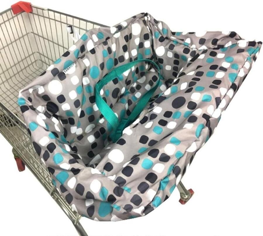 Inovra Plus Beschermende afdekking voor kinderstoel + boodschappenwagen 2-in-1 hoge stoelhoes boodschappenwagenbescherming beenbescherming praktische stoelhoes