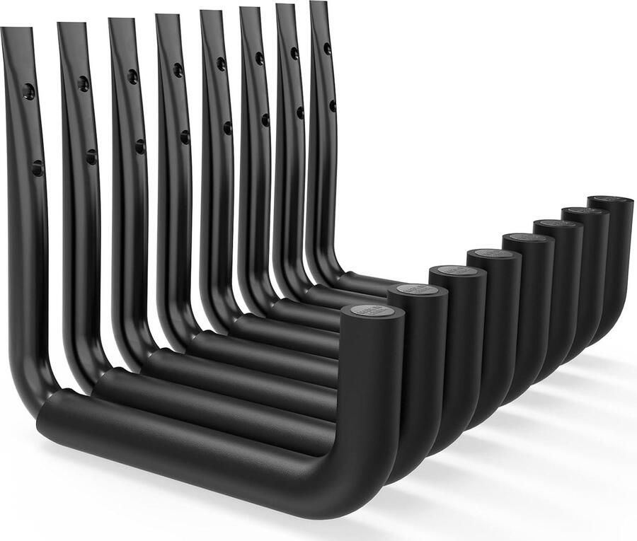 Inovra Robuuste Muurmontage Haken Set voor Opslag in Garage en Werkplaats