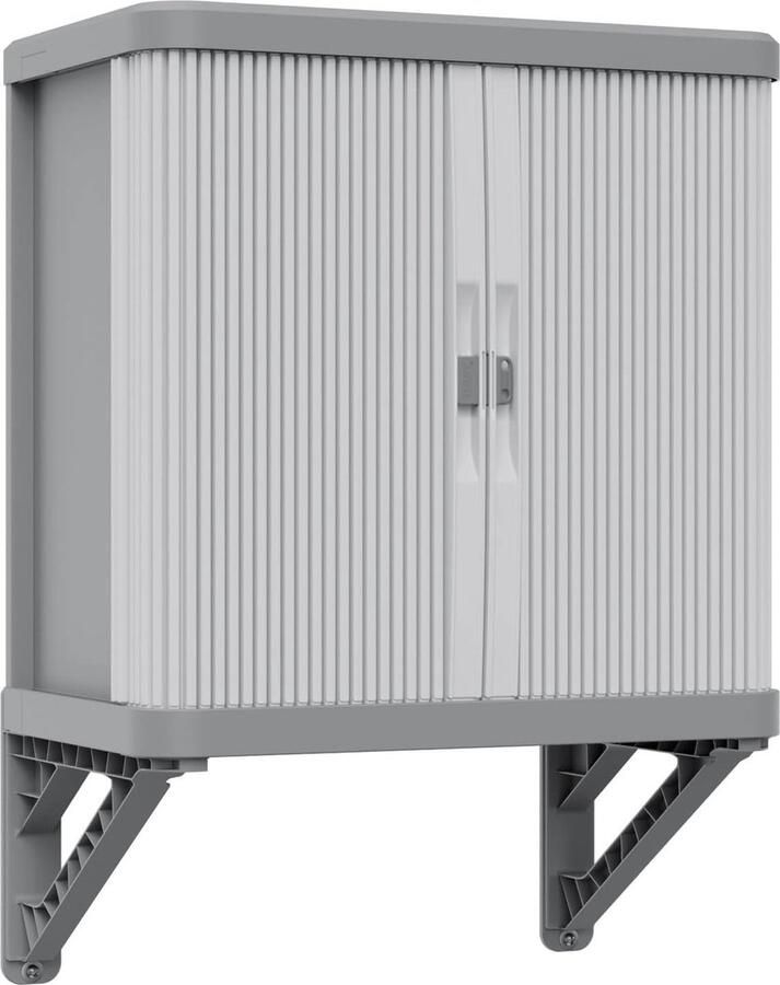 Inovra Ruimtebesparende Muurkast met Schuifdeuren en Verstelbare Planken voor Binnen en Buiten