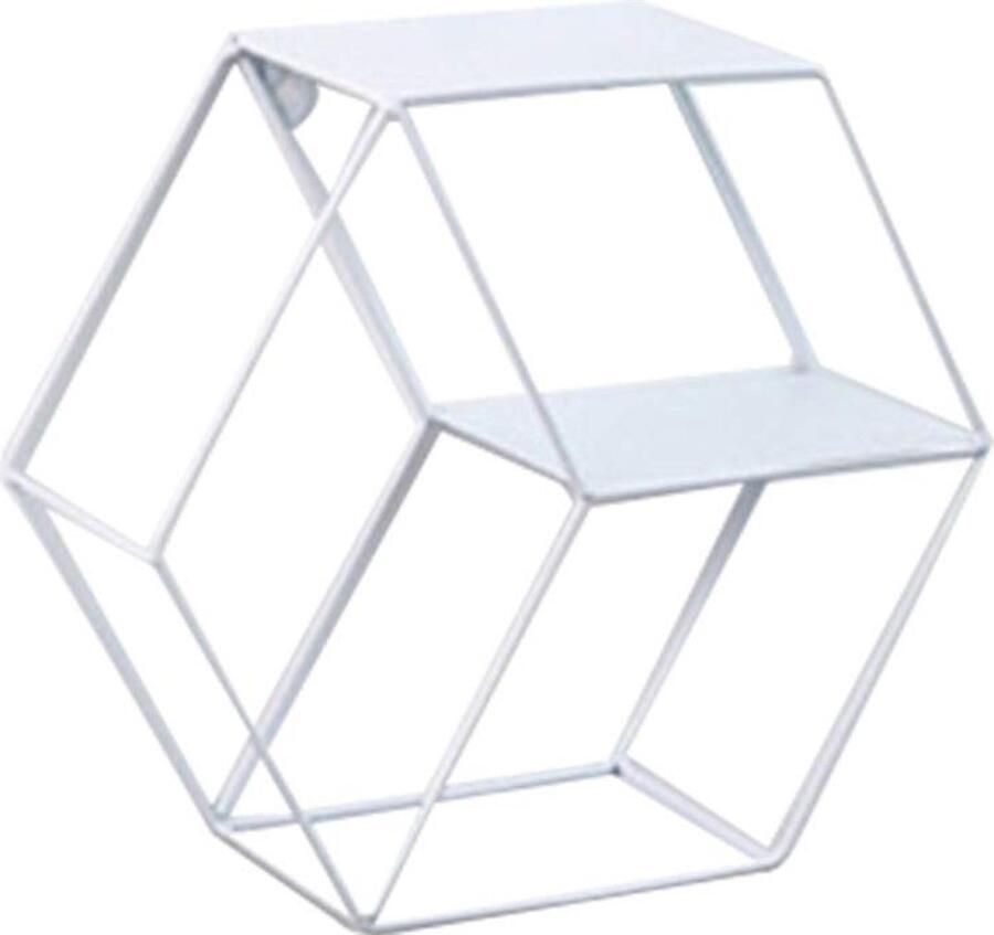 Inovra Stijlvol Zeshoekig Hangrek met Industrieel Design voor Kamers