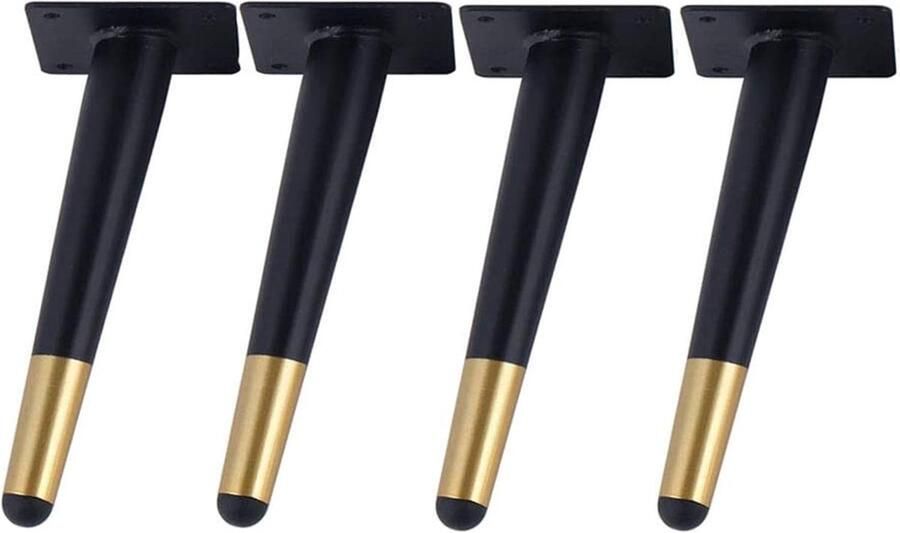 Inovra Stijlvolle Metalen Meubelpoten Set van 4 voor Interieurstijlen