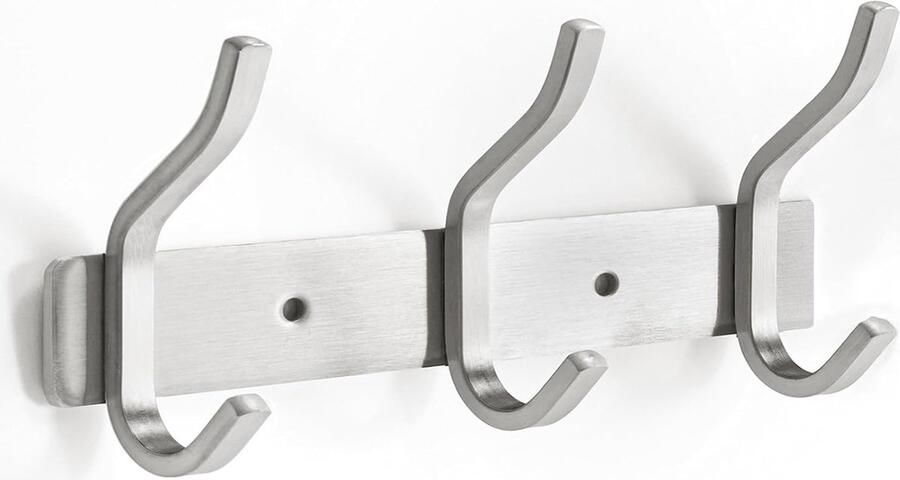 Inovra Stijlvolle Wandkapstok Met Drievoudige Haak Voor Slaapkamer En Badkamer