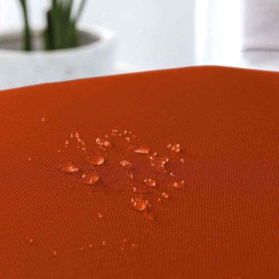 Inovra Stretchbare en Waterbestendige Stoelhoezen Set van 6 voor Gebruiken in Oranje