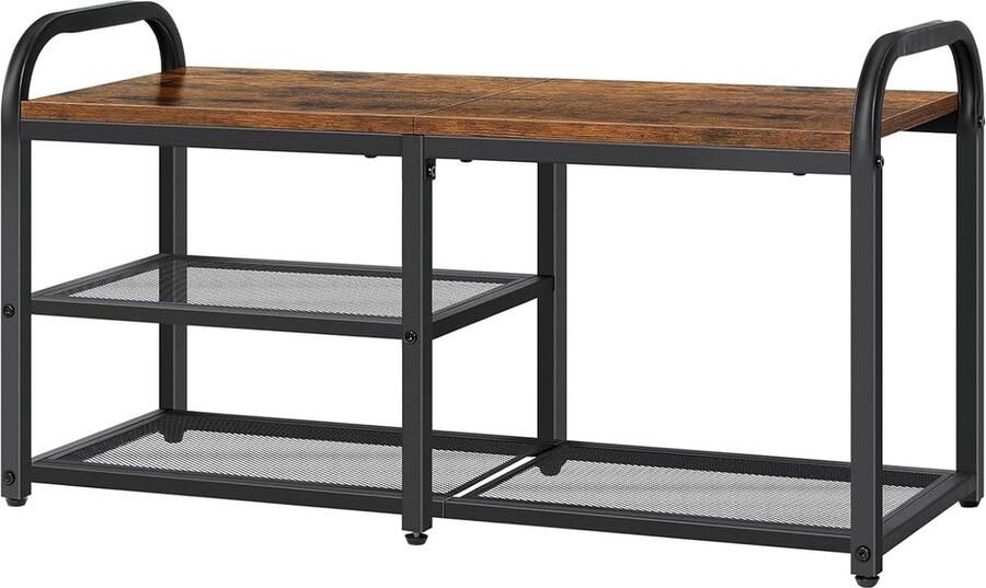 Inovra Tijdloze Schoenbank met Drie Lagen voor Hal Woonkamer en Slaapkamer