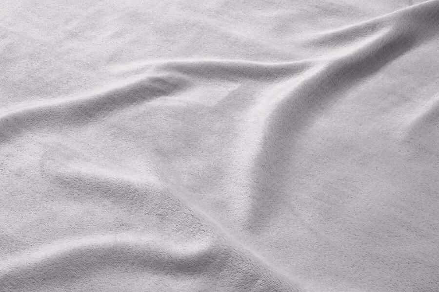 Inovra Ultra Zachte Omkeerbare Grijze Fleecedeken 160 x 200 cm voor Bank en Bed