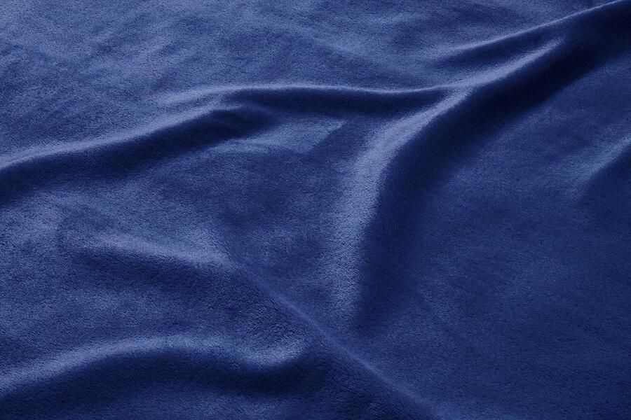 Inovra Ultrazachte en Luxe Blauwe Fleece Deken 160 x 200 cm voor Bank Bed en Woonkamer