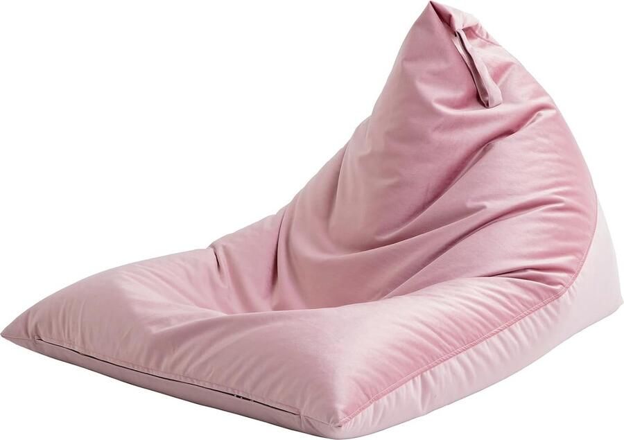 Inovra Veelzijdige Luxe Zitzak Hoes voor Volwassenen en Tieners Dubbel Roze Groot Formaat