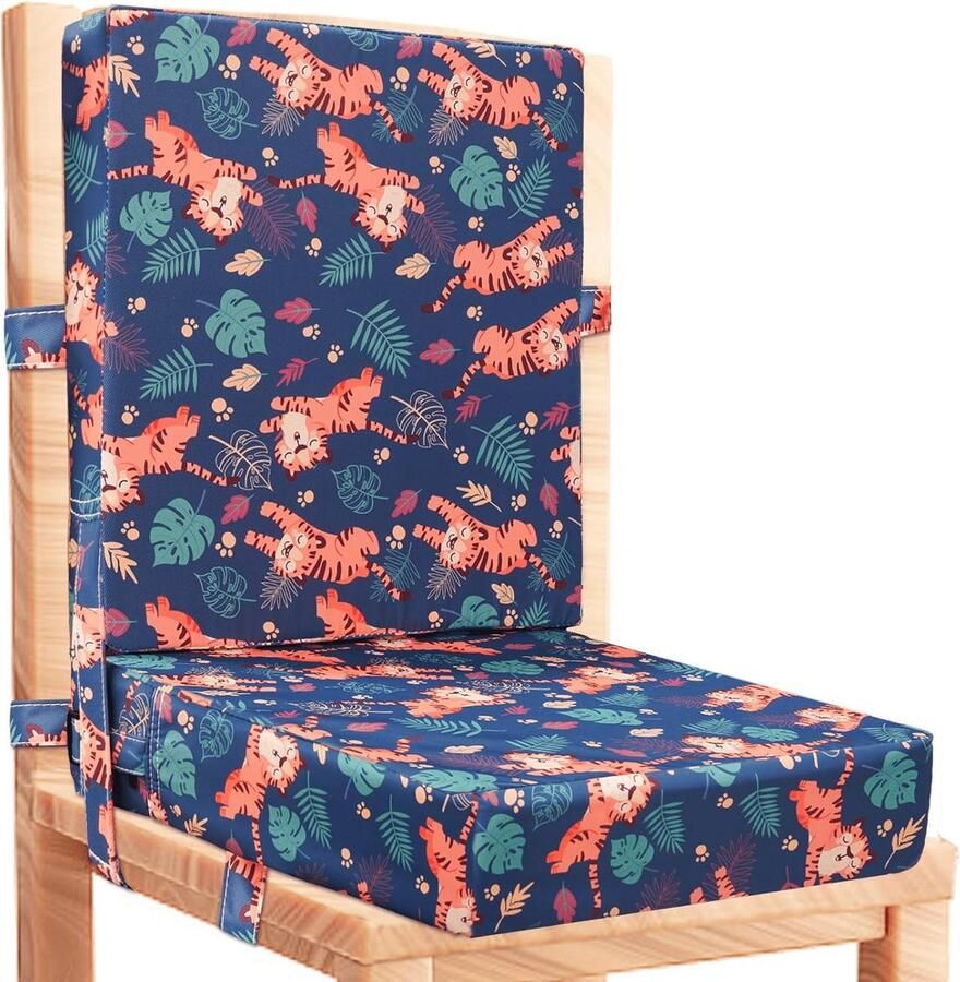 Inovra Verhoogde Kinderzitjes voor Eettafel Draagbaar en Veilig Set van 2 Wasbaar