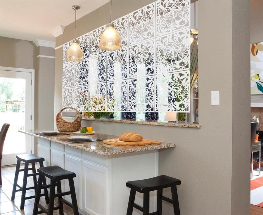 Inovra Verstelbare Decoratieve Paneelset voor Kamers en Commerciële Ruimtes 12 Stuks