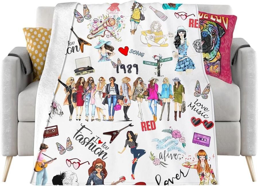 Inovra Zachte en Luxueuze Deken voor Bank Bed en Sofa Voor Alle Seizoenen Superzacht en Comfortabel