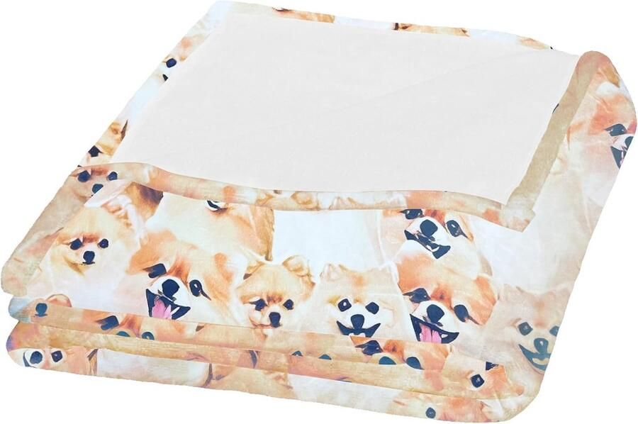 Inovra Zachte en Warme Fleece Deken voor Bank of Bed 75 cm x 100 cm Perfect voor Winterdagen