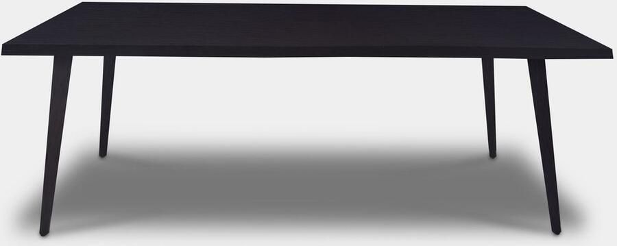 Inrichting op maat Tafel Boomstam Eikenhout Konisch Donker Eiken