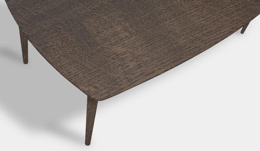 Inrichting op maat Tafel Deens Ovaal Eikenhout Konisch Zand