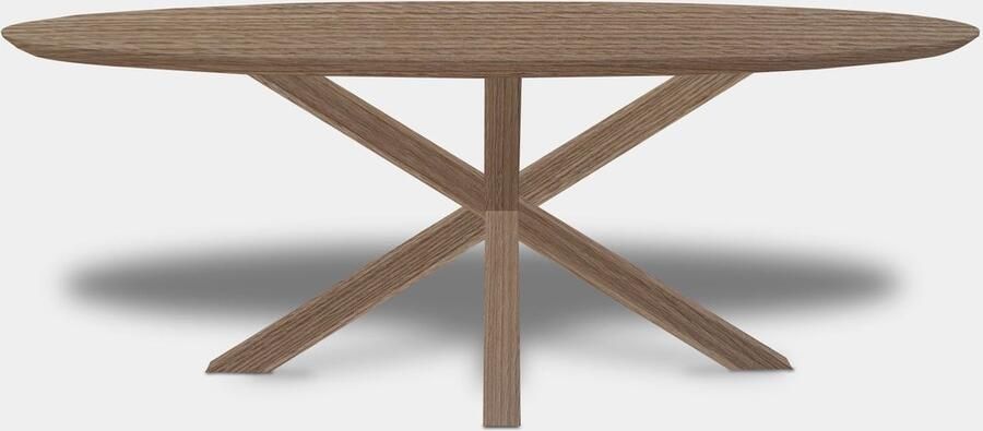 Inrichting op maat Tafel Ovaal Eikenhout Matrix Hout Pura Natura