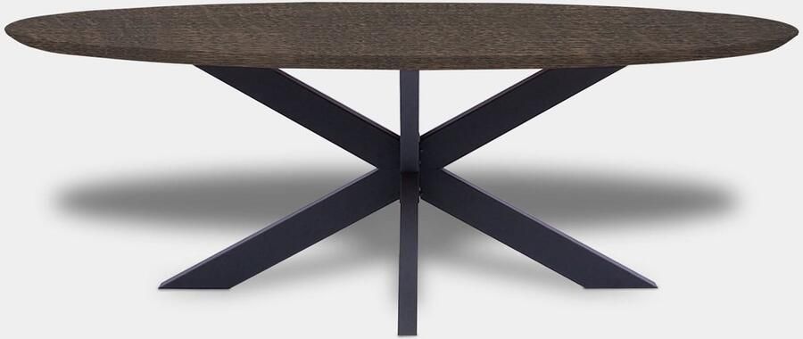 Inrichting op maat Tafel Ovaal Eikenhout Matrix Zand