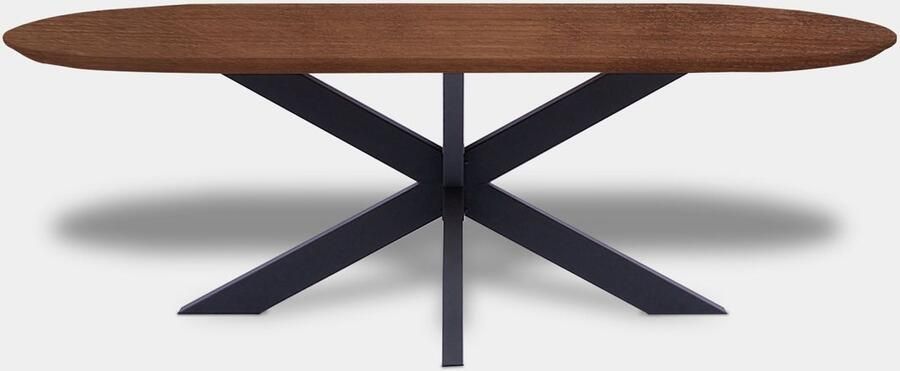 Inrichting op maat Tafel Plat Ovaal Eikenhout Matrix Toscane 102