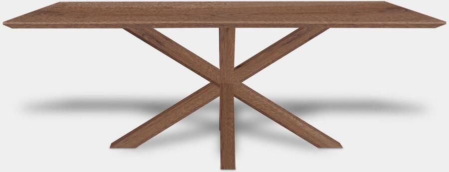 Inrichting op maat Tafel Rechthoekig Eikenhout Matrix hout Cinnamon