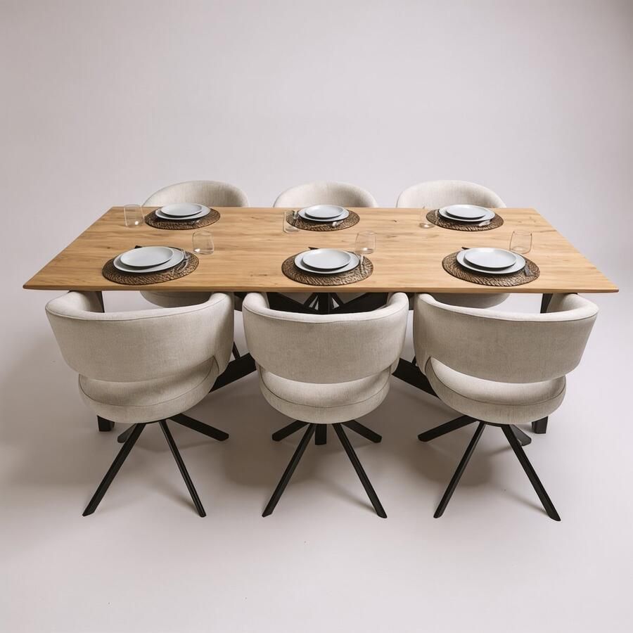 Inrichting op maat Tafel Rechthoekig Eikenhout Matrix Pura Natura