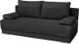 InspireME 3-zitsbank voor woonkamer slaapbank sofa met slaapfunctie en opbergruimte moderne bank 3-zits 206x96x84 cm 196x144cm YORK (Beige+Bruin) - Thumbnail 2