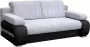InspireME 3-zitsbank voor woonkamer slaapbank sofa met slaapfunctie en opbergruimte moderne bank 3-zits 206x96x84 cm 196x144cm YORK (Beige+Bruin) - Thumbnail 1