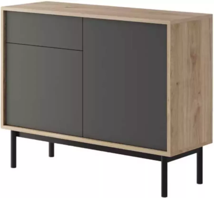 InspireME -Dressoir Kast Moderne Ladekast voor de woonkamer eetkamer- (Breedte 104 Hoogte 84 Diepte 39) KOMMODE CLASIC CK104