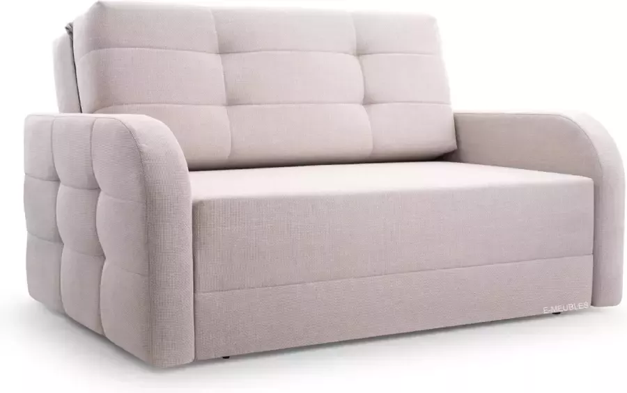 InspireME Innovatieve Bank met slaapfunctie Loungemeubels Elegant design Porto 120 Beige (BRAGI 28)