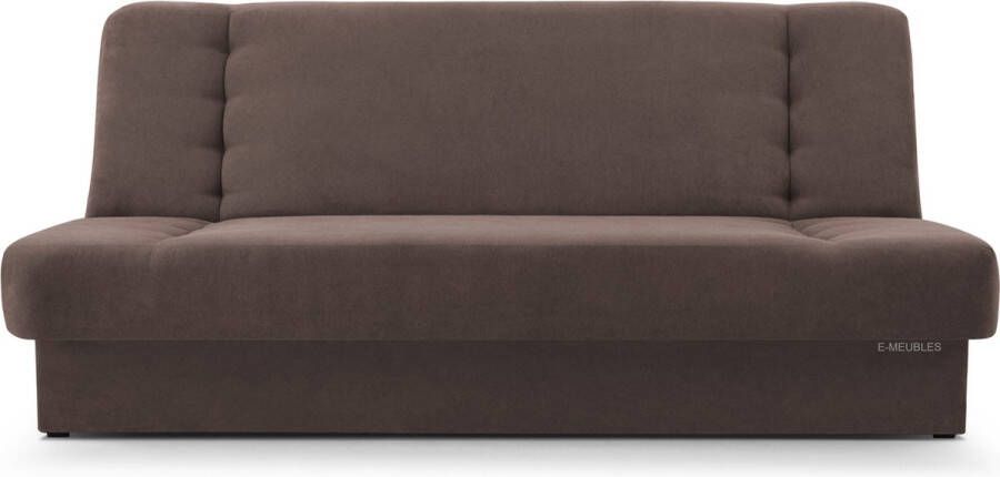 AJE Meubles B.V. Zitsbank met slaapfunctie en opbergruimter een bank voor de woonkamer een slaapbank 192x92x85 cm CYPRUS Marineblauw (Soro 76)