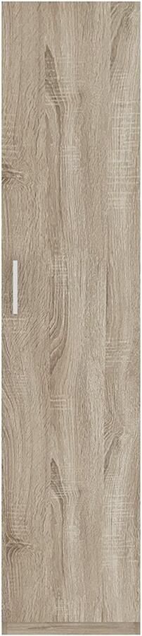 Interiax Opbergkast Kledingkast &apos;Mila&apos; 1 Deur & 4 Legplanken Sonoma Eik 180x40x42 cm - Foto 2