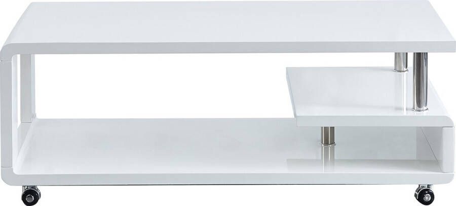 Interiax Salontafel &apos;Arthur&apos; Hoogglans Wit - Foto 2