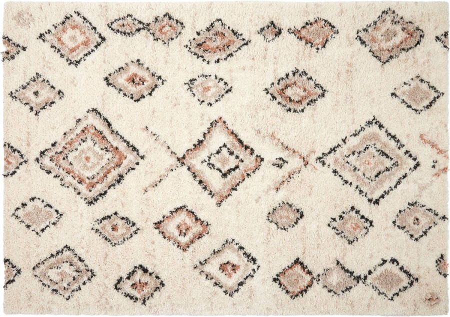 Interieur 05 Berber Vloerkleed Hoogpolig Wit- Ikat Interieur05 Polypropyleen 120 x 170 cm (S)