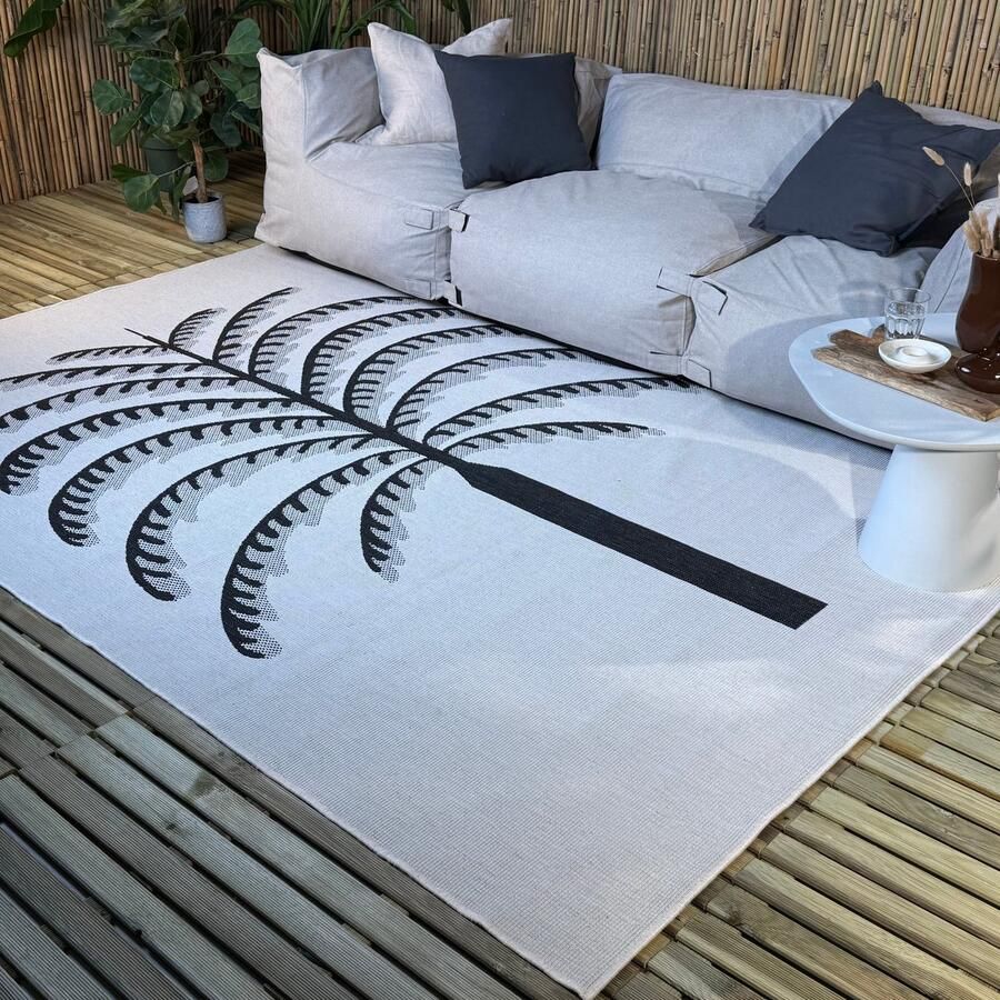 Interieur 05 Buitenkleed Breeze zwart wit Interieur05 200 x 290 cm (L)