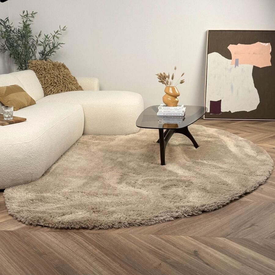 Interieur 05 Hoogpolig Organisch vloerkleed Furr Stone bruin Interieur05 80 x 140 cm (XS) - Foto 2