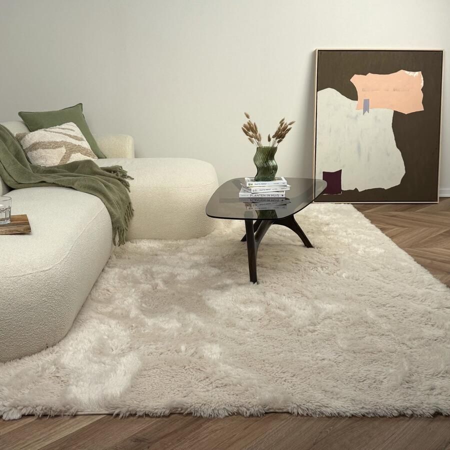 Interieur 05 Hoogpolig vloerkleed Furr beige Interieur05 200 x 290 cm (L)