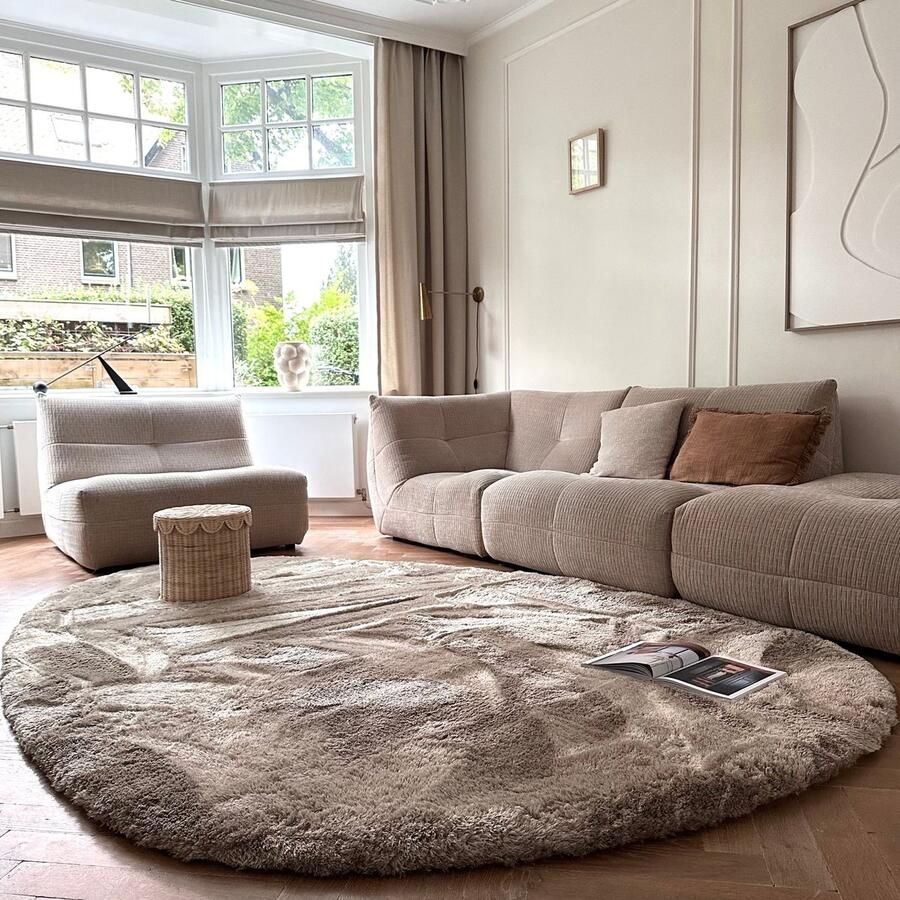 Interieur 05 Organisch hoogpolig vloerkleed Odelia stone Interieur05 240 x 330 cm (XL)