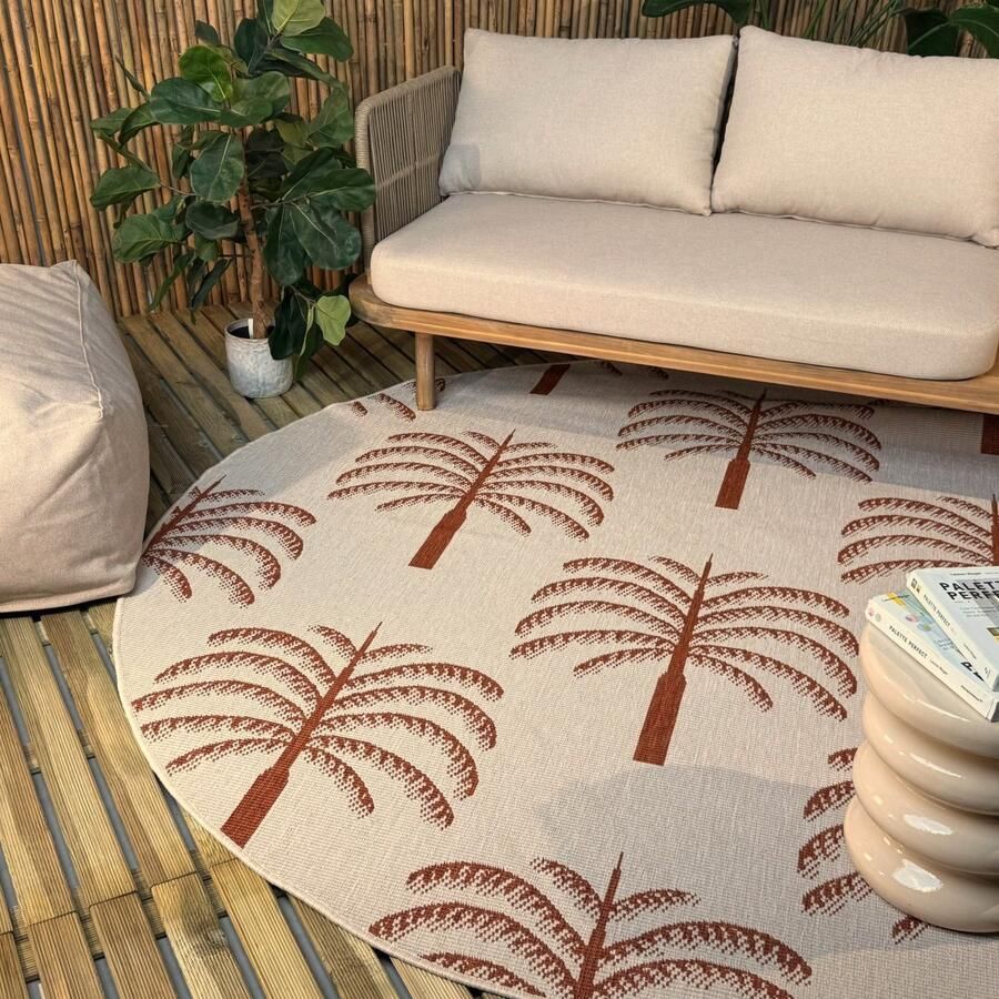 Interieur 05 Rond buitenkleed Oase roest Interieur05 Rond 200 Ø (L)