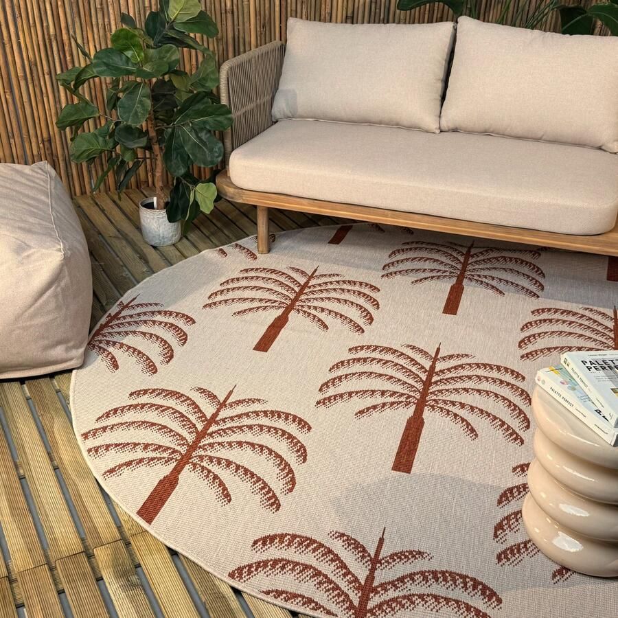 Interieur 05 Rond buitenkleed Oase roest Interieur05 Rond 240 Ø (XL)