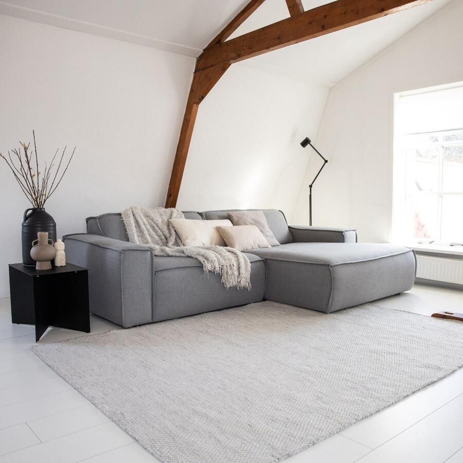 Interieur 05 Vloerkleed Gerecycled Materiaal Ciro Beige Wit Grijs Antraciet Gerecycled-materiaal 200 x 300 cm (L)