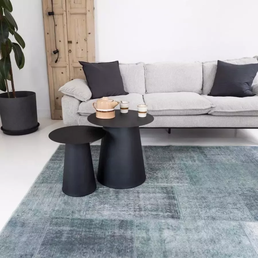 Interieur 05 Patchwork Vloerkleed Groen Lara Interieur05 Chenille 190 x 290 (L)