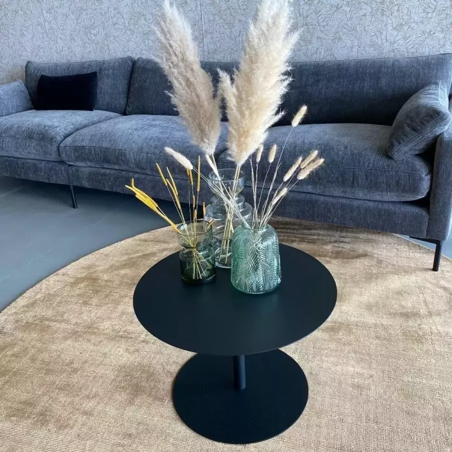 Interieur 05 Rond Vloerkleed Felva Viscose Silk Goud Interieur05 Rond 220 Ø (XL)