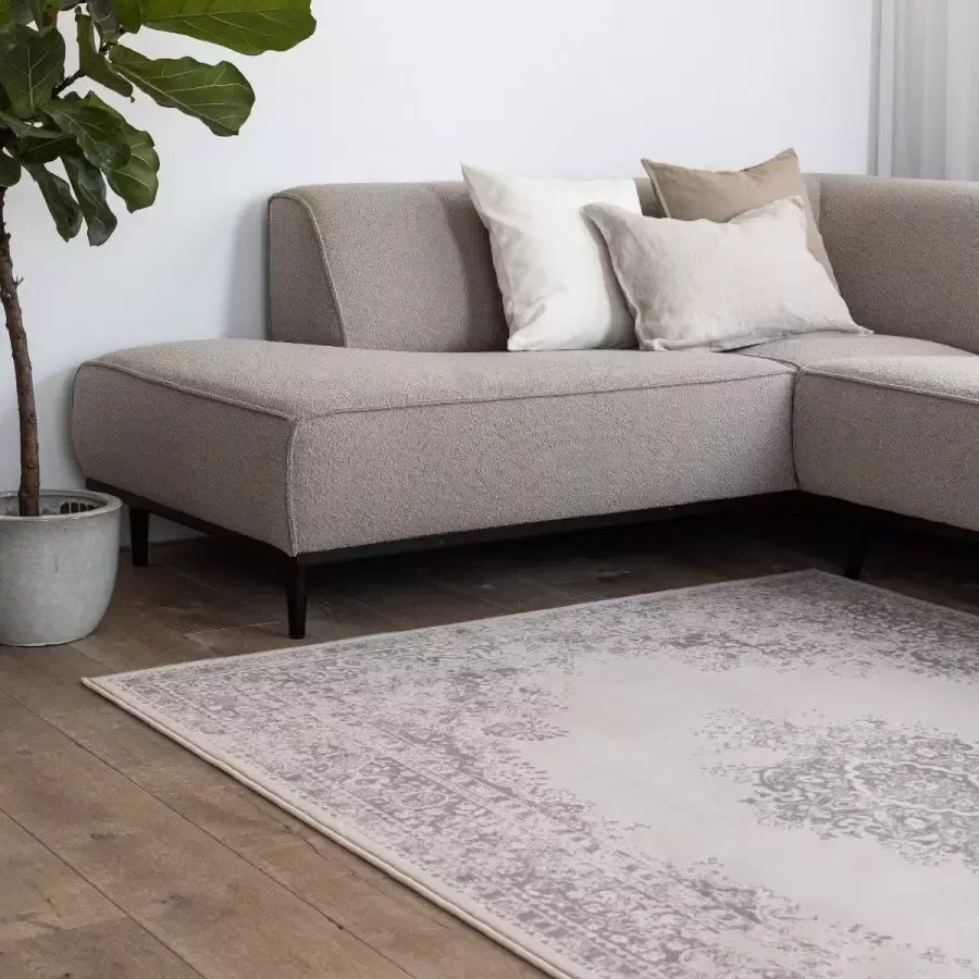 Interieur 05 Vintage Vloerkleed Keshan Zand Beige Polypropyleen 160 x 230 cm (M)