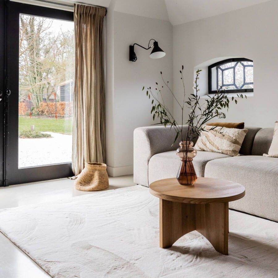 Interieur 05 Zacht Hoogpolig Vloerkleed Lux Creme Interieur05 Wit Polyester 240 x 330cm (XXL)