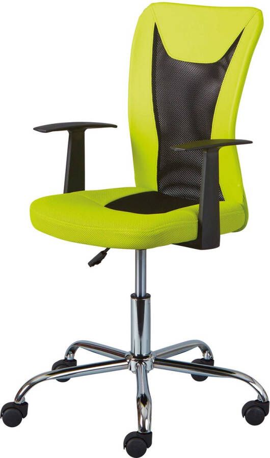 Interlink SAS EMOB Bureaustoel Donny ergonomische rugleuning groen Interlink Bureaustoelen zonder armleuning Groen Kunstleer Bureaustoelen zonder armleuning Op voorraad - Foto 2